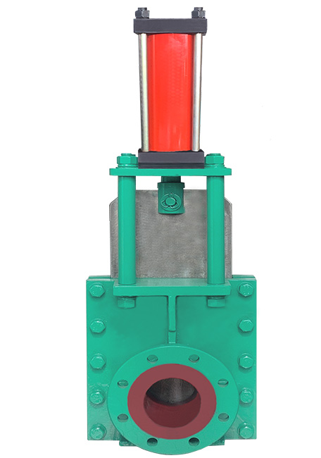 液压组合式穿透矿浆刀闸阀 