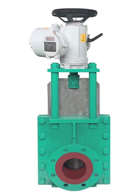电动组合式穿透矿浆刀闸阀 