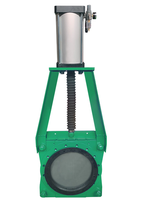 气动对夹式矿浆刀闸阀