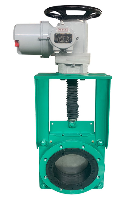 电动法兰式矿浆刀闸阀
