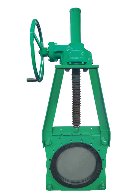 伞齿轮对夹式矿浆刀闸阀