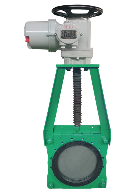电动对夹式矿浆刀闸阀