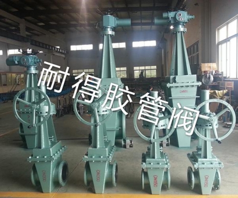 蜗轮衬胶闸板阀-3