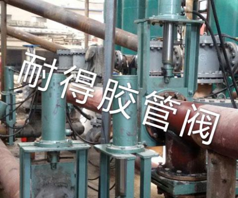 液动无隙闸阀现场