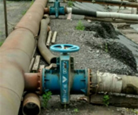 手动胶管阀现场