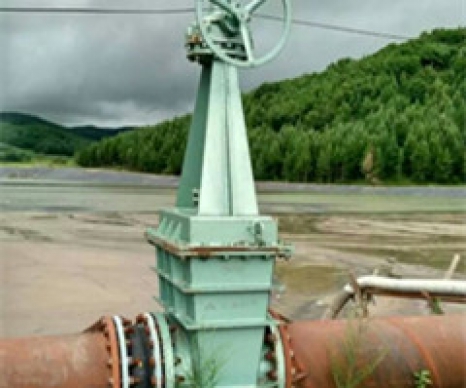 衬胶闸板阀（伞齿轮型）