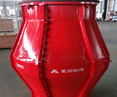 DN600气动挠性管夹阀