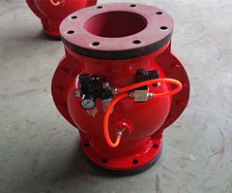 碳酸锂项目工程的球形气动管夹阀