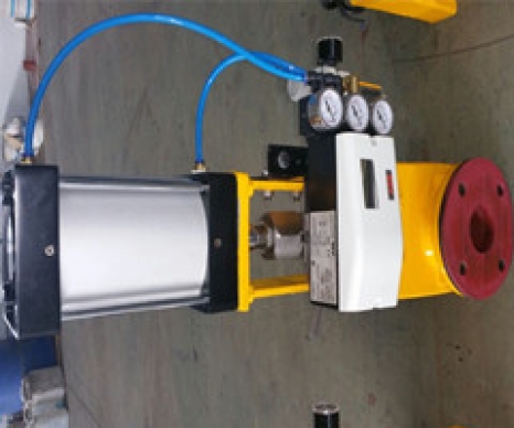 气动气缸式管夹阀（带定位器型）