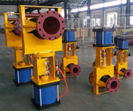 气缸式裸式管夹阀