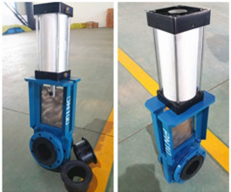 法兰式刀型浆液阀