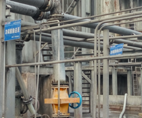 浓磷酸泵出口-手动管夹阀