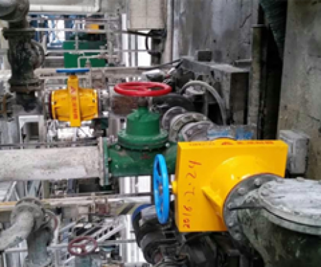 磷酸过滤泵出口-手动管夹阀