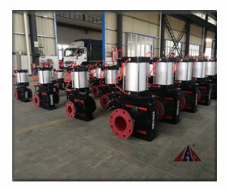 气动裸式管夹阀