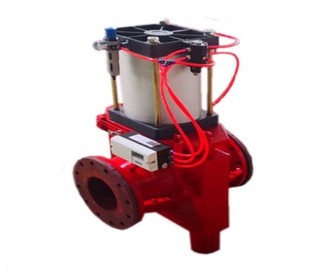 气动调节型胶管阀