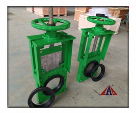 手动对夹式矿浆刀闸阀