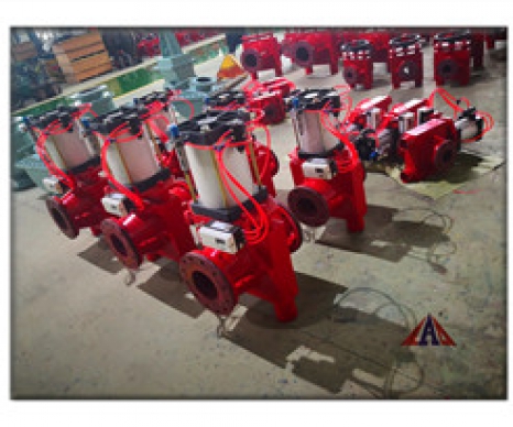 气动调节型胶管阀