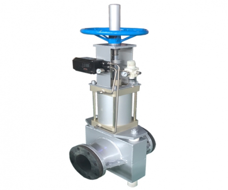 气开式带手轮管夹阀（调节型）